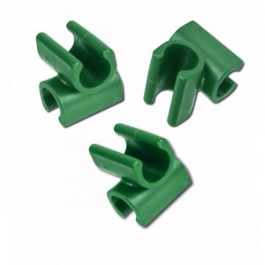 Conector unghiular pentru araci roșii de 11 mm - 10 buc/pachet