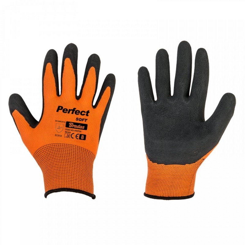Mănuși de protecție din latex PERFECT SOFT, mărimea 10