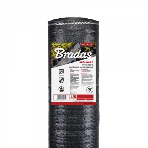 Agrotextil, folie antiburuieni - negru 135g, 0,6m x 100m