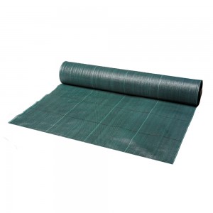 Agrotextil, folie antiburuieni - verde, tip grilă, 130g, 0,6m x 50m