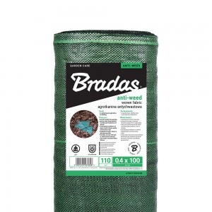 Agrotextil, folie antiburuieni - verde 110g, 0,6m x 100m