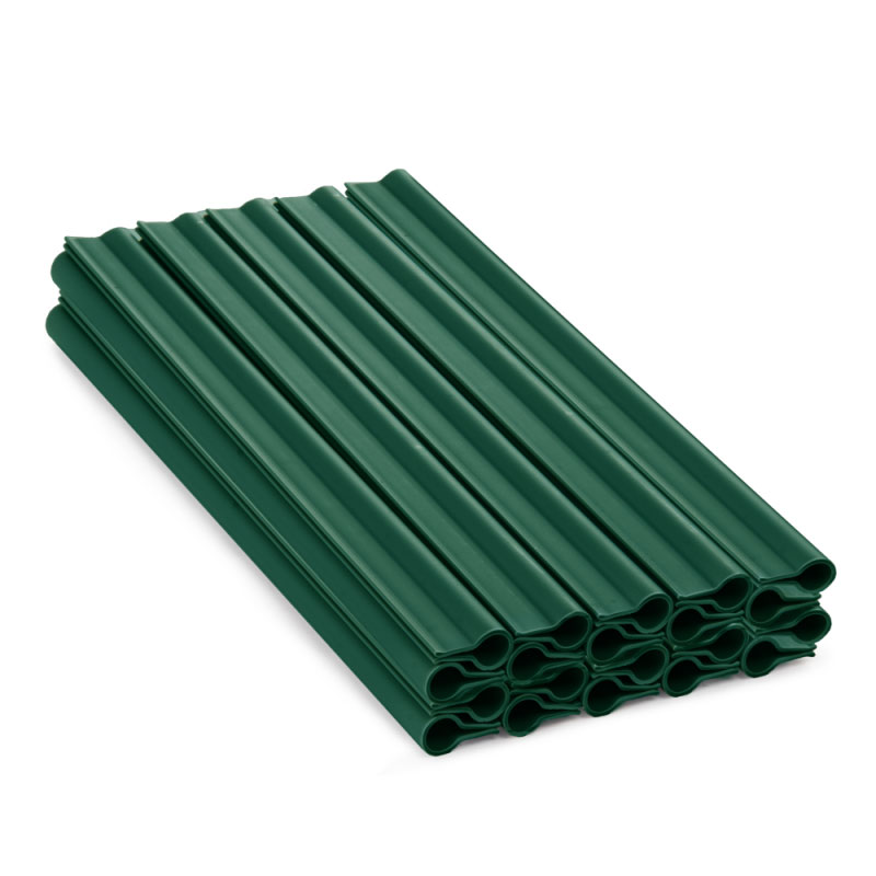 Bandă umbrire gard din PVC 19cm x 36m, 200g/m2, Bradas, verde