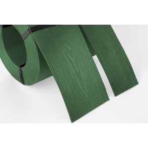 Bandă separatoare de gazon cu efect de lemn 10m x 7,8cm x 2,8mm, verde