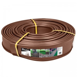 Bandă separatoare de gazon 18m x 12,5cm, maro