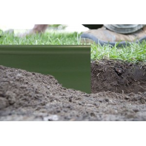 Bandă separatoare de gazon 18m x 12,5cm, verde