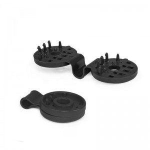 Cleme prindere plasa umbrire, Bradas, negru, 1 buc