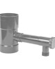 Colector de apa de ploaie, Bradas, plastic, 100mm, gri