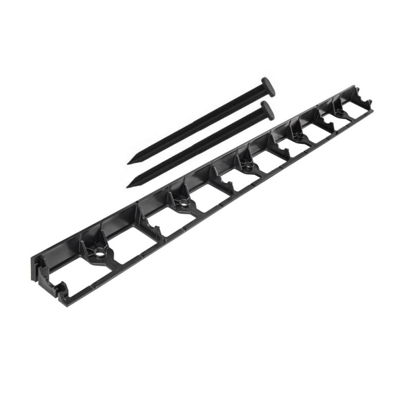 Delimitator gazon grădina 1m x 4,5cm, cu 2 cuie de fixare