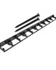 Delimitator gazon grădina 1m x 4,5cm, cu 2 cuie de fixare