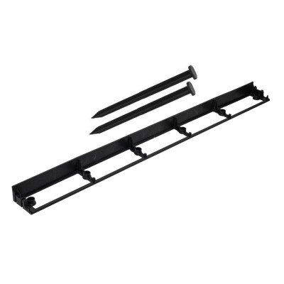 Delimitator gazon grădina Lineo, 1m x 4,5cm, cu 2 cuie de fixare