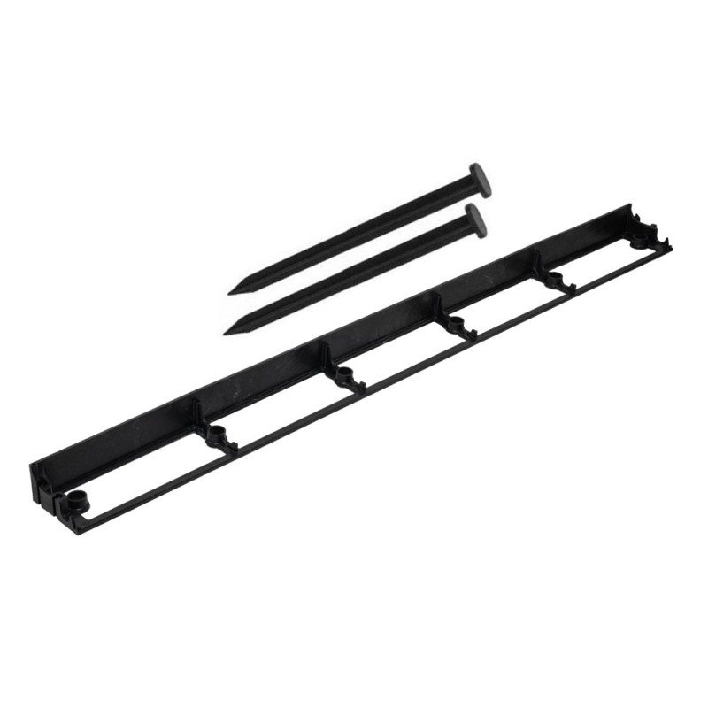 Delimitator gazon grădina Lineo, 1m x 4,5cm, cu 2 cuie de fixare