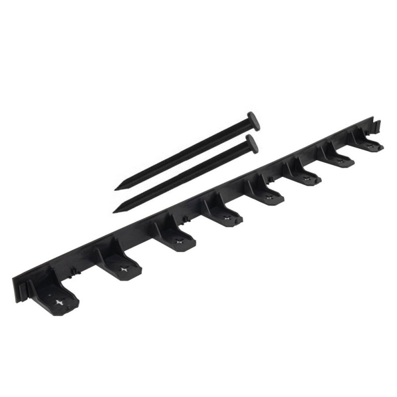 Delimitator gazon grădina Quick-Bord, 1m x 4,5cm, cu 2 cuie de fixare