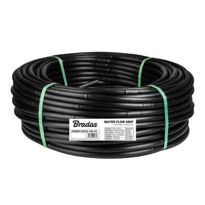 Furtun pentru irigare prin picurare "Water flow Drip", Bradas, Ø 16mm, L 50m