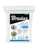 Husă de protecție pentru plante iarna Bradas, cu fermoar, 125 × 200 cm, 50 g/m², albă