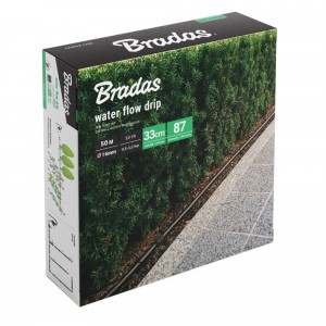 Kit furtun pentru irigare prin picurare, Bradas, Ø 16mm, L 50m
