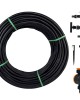 Kit furtun pentru irigare prin picurare cu temporizator, Bradas, Ø 16mm, L 50m