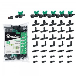 Set cu 42 accesorii pentru tub de picurare de 16 mm