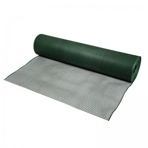 Plasa pentru gard, plastic, 300 g/m2, verde, 10x10 mm, 1 x 25m