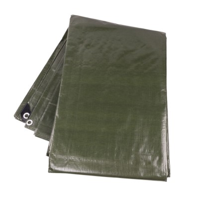 Prelată impermeabilă ARMY GREEN, 160g, 8 × 12m