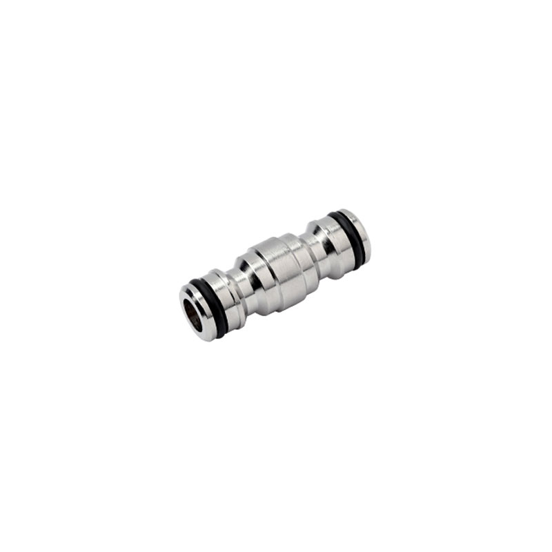 Adaptor imbinare 2 cuple furtun pentru irigatii gradina, cromat
