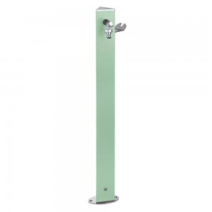Coloană de apă triunghiulară cu talpă de grădină Colortap, verde salvie