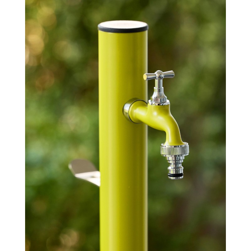Coloană de apă rotundă de grădină Colortap, verde