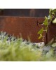 Bordură gazon CORE Edge din oțel, 1m x 10cm, corten