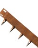 Bordură gazon CORE Edge din oțel, 1m x 15cm, corten