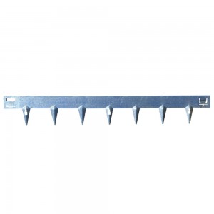 Bordură gazon CORE Edge din oțel, 1m x 6,5cm, galvanizat