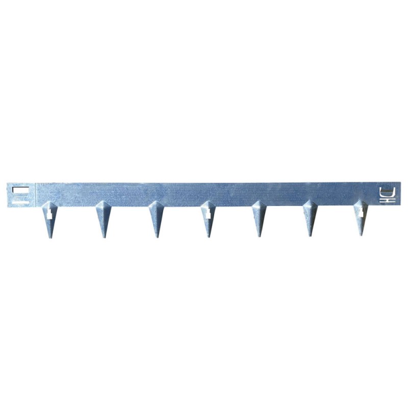 Bordură gazon CORE Edge din oțel, 1m x 6,5cm, galvanizat