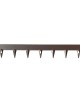 Bordură gazon CORE Edge din oțel, 1m x 6,5cm, maro