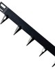Bordură gazon CORE Edge din oțel, 1m x 6,5cm, negru