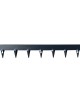 Bordură gazon CORE Edge din oțel, 1m x 6,5cm, negru