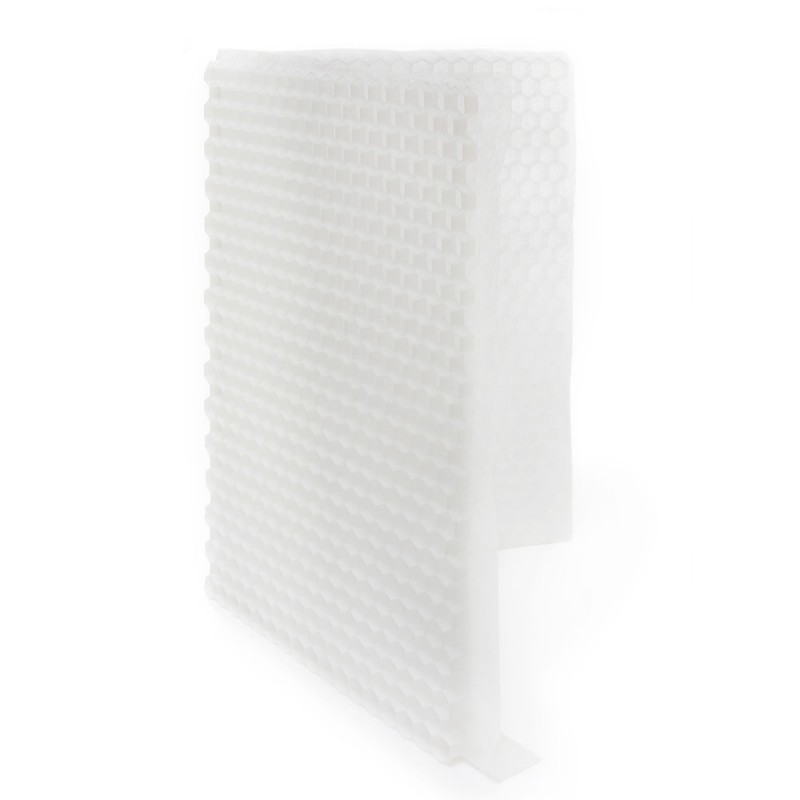ECCOgravel Covoare de pietriș, 2 cm, alb, 160 x 120 cm
