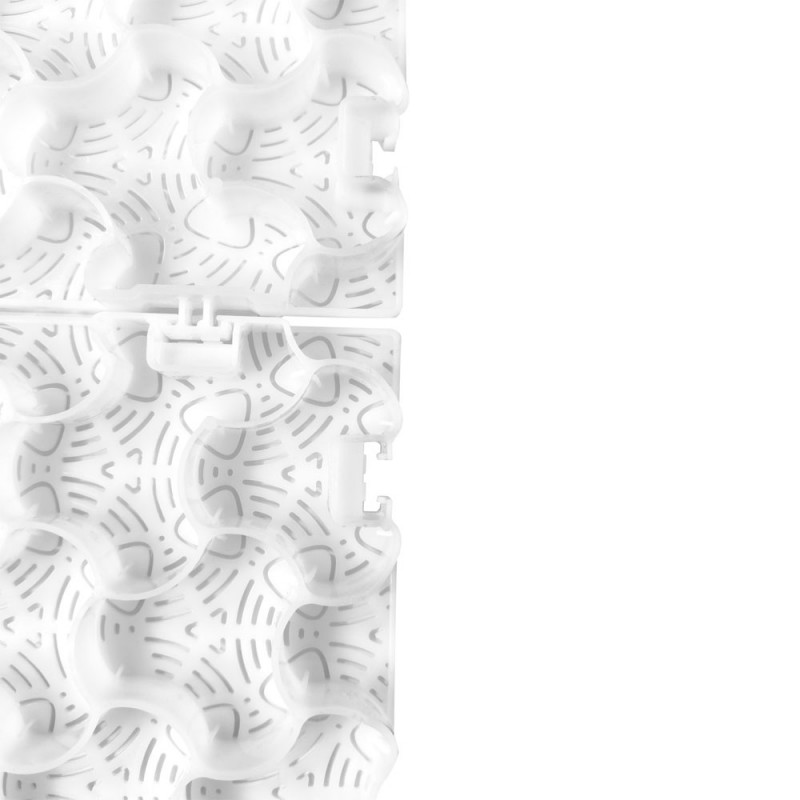 Pavaj ecologic HDPE Ecco Multidal, alb, 113 x 78 cm