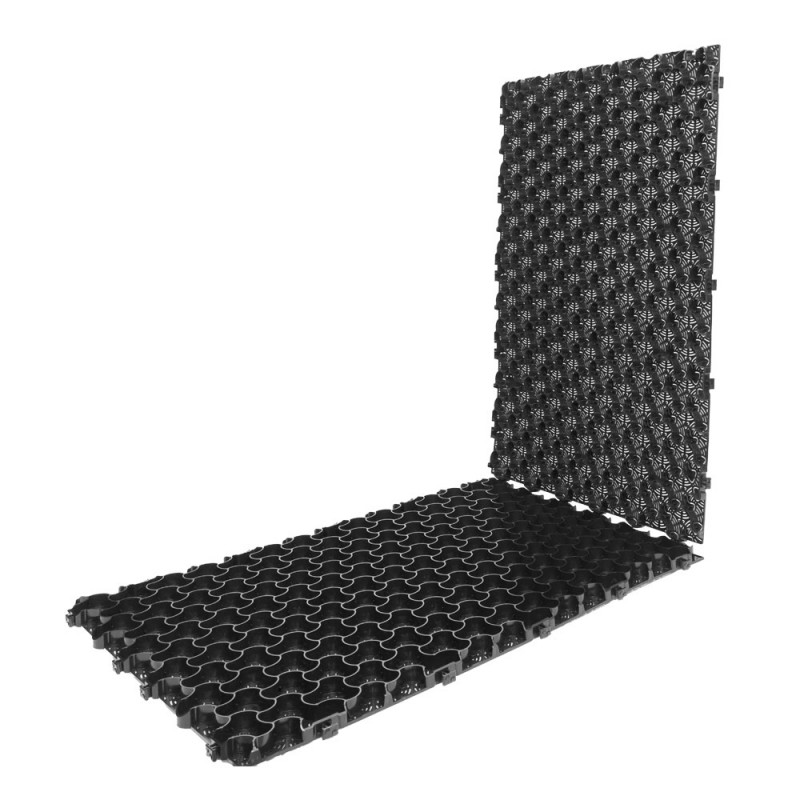 Pavaj ecologic HDPE Ecco Multidal, negru, 113 x 78 cm