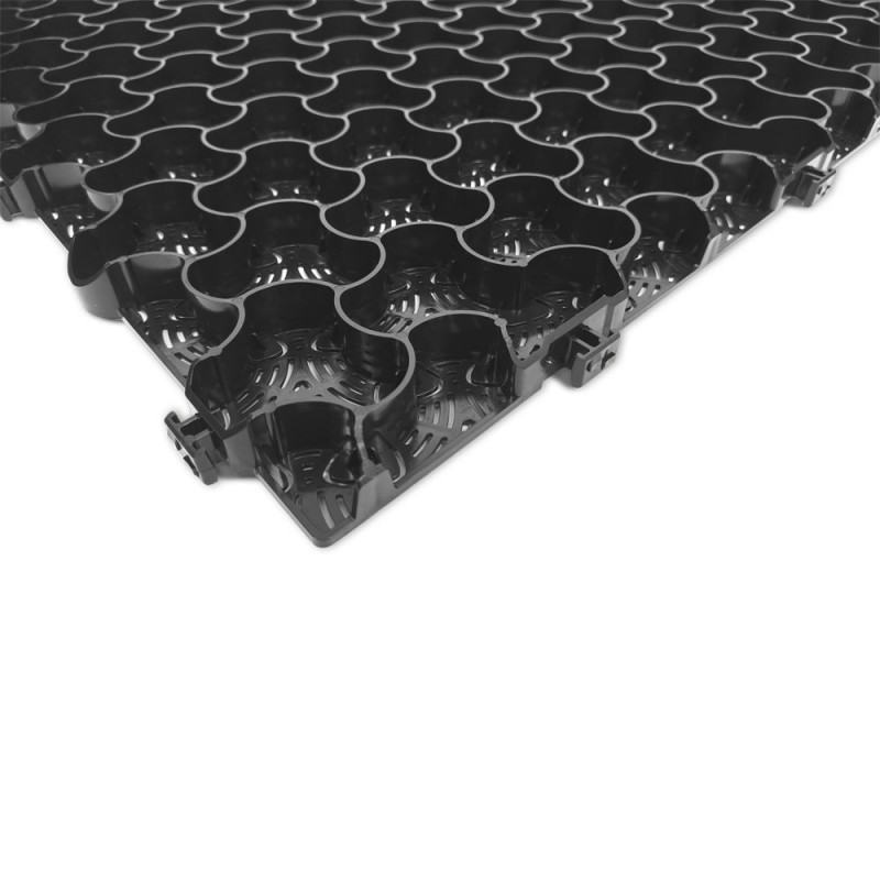 Pavaj ecologic HDPE Ecco Multidal, negru, 113 x 78 cm