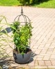 Suport pentru plante tip obelisc, formă arcuită, 100 cm