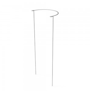 Suport plante grădină, formă semicerc, gri, 100 cm, 1 buc.