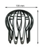 Parafrunzar pentru scurgere jgheab, 90-125 mm, plastic, negru, GardenPlus, 4 buc.