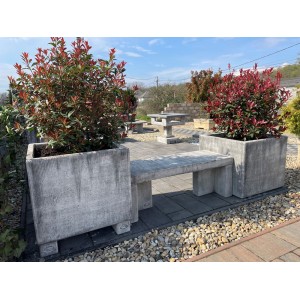 Jardinieră beton Urbano XXL, pătrată, 75x75x70 cm