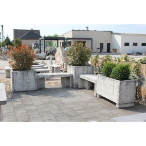 Jardinieră beton Urbano XXL, dreptunghiulară, 110x50x60 cm