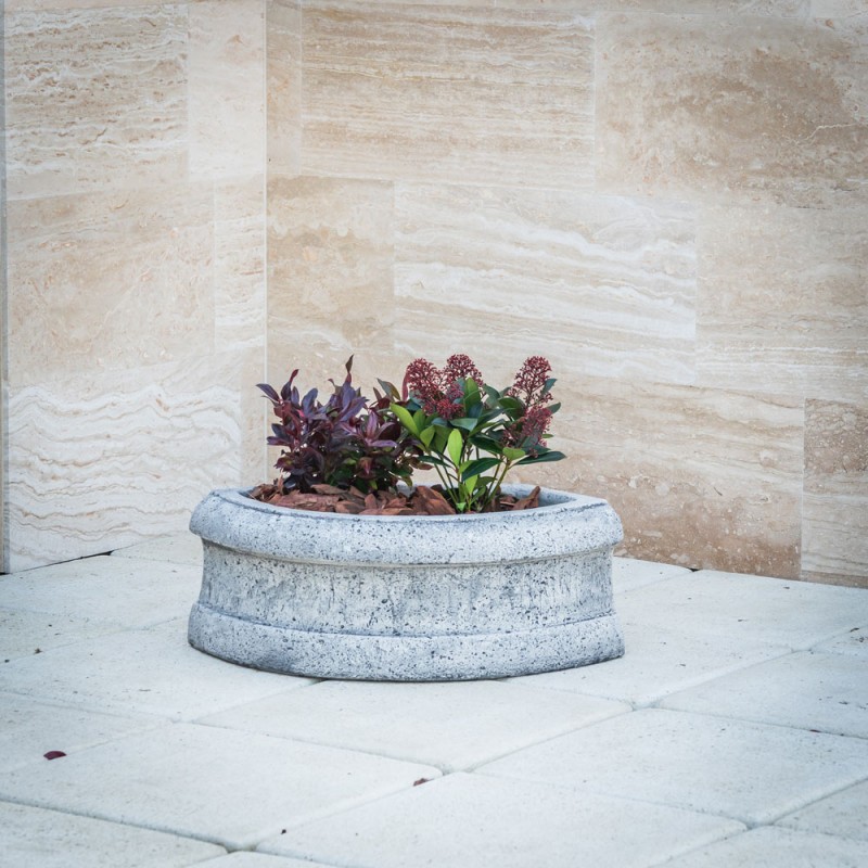 Jardinieră beton Monarchia, exterior, 65x39x25 cm