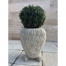 Jardinieră beton Terra 50, exterior, rotundă, 45x55 cm