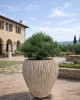 Jardinieră beton Terra 70, exterior, rotundă, 65x76 cm