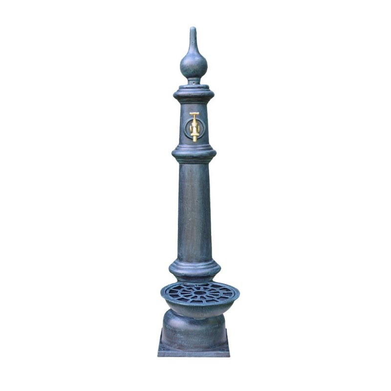 Cișmea de grădină aluminiu Flora, gri