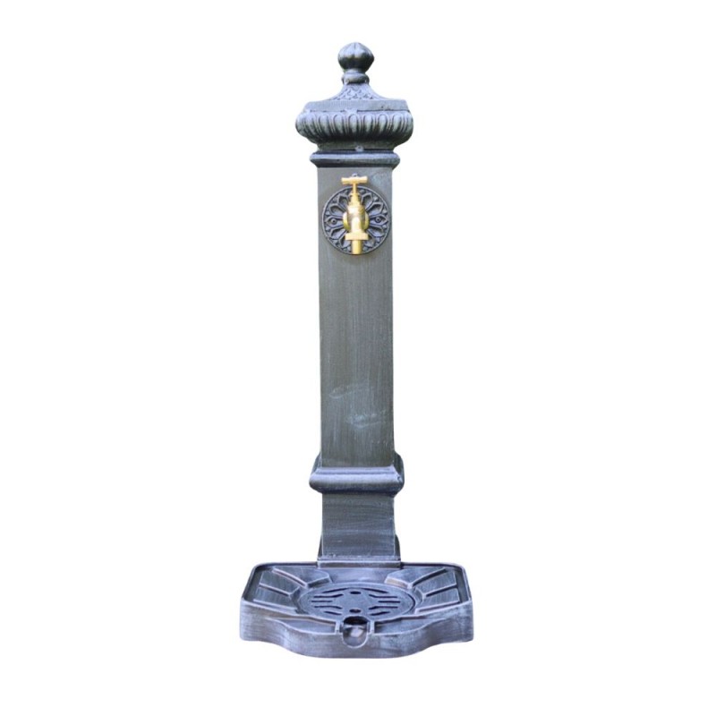Cișmea de grădină aluminiu Lara, gri