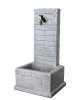 Fântână din beton pentru grădină Verona, gri