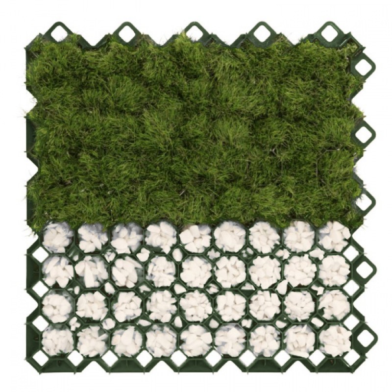 Pavelă ecologică grilă, verde, 60x60 cm