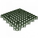 Pavaj grilă ecologic plastic, verde, 600x600 mm